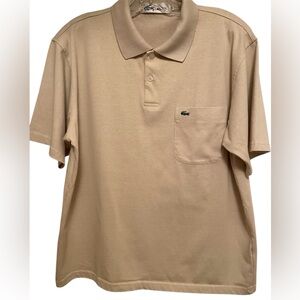 Lacoste Men's Tan Polo Shirt